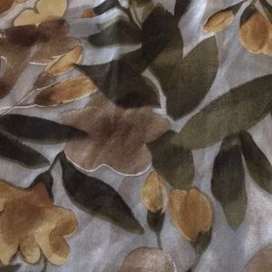 Two piece polyester floral set